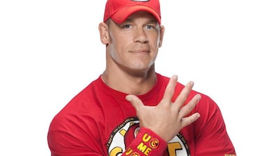 Wrestler John Cena. Courtesy WWE