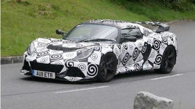 The new Lotus Exige is taking shape.