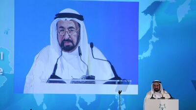 Dr Sheikh Sultan bin Mohammed Al Qasimi, Member of the Supreme Council and Ruler of Sharjah.. Pawan Singh / The National