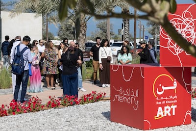 More than 200 local and international artists are taking part in this year's Ras Al Khaimah Art. Antonie Robertson / The National