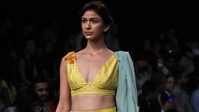 Varun Bahl experimented with myriad shads of yellow. EPA