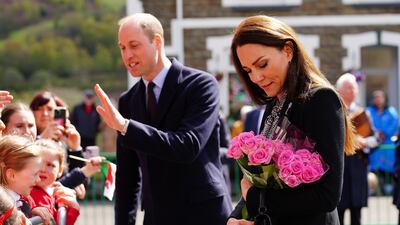 Prince William and his wife Catherine. Getty