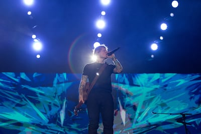 Ed Sheeran headlines Off Limits Music Festival in Etihad Park, Abu Dhabi. Photo: Off Limits Music Festival