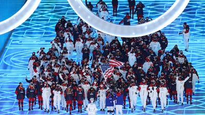 The US sent a delegation of 222 athletes to compete at the 2022 Beijing Olympics. Getty Images