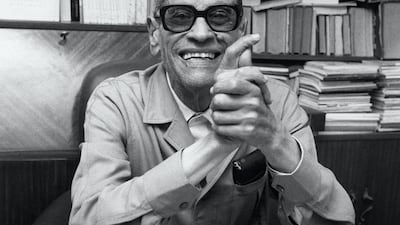 Naguib Mahfouz has the most translated works published in the UK and Ireland. AFP