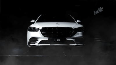 The covers are off the new Mercedes S-Class. All photos courtesy EMC and Daimler AG