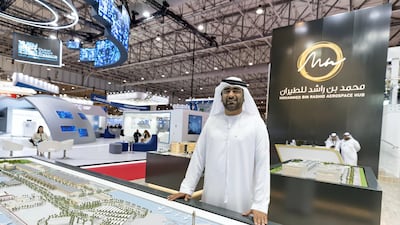 Tahnoon Saif, chief executive at The Mohammed bin Rashid Aerospace Hub. Chris Whiteoak / The National