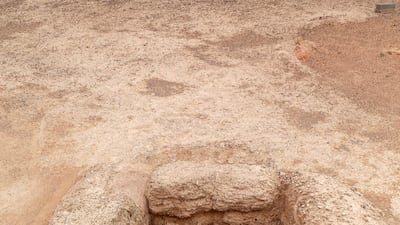 Burial chambers at Mleiha. Victor Besa / The National