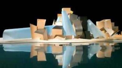 The Guggenheim Museum, seen here in an artist's rendering, will be built on Saadiyat Island in Abu Dhabi.