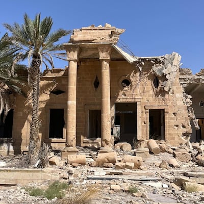 The Palmyra archaeological site in Syria was severely damaged. Photo: Aliph
