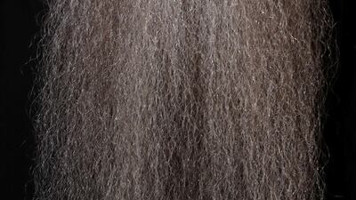 A participant of the international World Beard and Moustache Championships poses before taking part in one of the 17 categories of beard and moustache styles competing in Antwerp, Belgium. Reuters