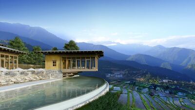 Six Senses new Punakha lodge in Bhutan. The company currently manages 16 hotels and resorts, with 18 management contracts signed in its pipeline. Courtesy Six Senses