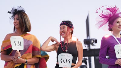 Every year, Dubai World Cup attendees compete in a fashion competition, the Style Stakes. Photo: Dubai Racing Club