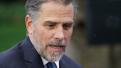 Hunter Biden at the White House in April 2022. AFP