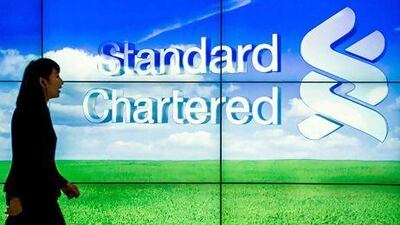 The bank has introduced an eight-minute teller service. Philippe Lopez / AFP