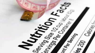 Measures such as including mandatory calorie information on food labels have been proven to reduce levels of obesity. iStock