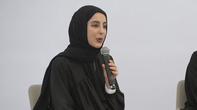 Shamma Suhail Al Mazrouei, Minister of State for Youth Affairs, at the Cabinet meeting. Hamad Al Kaabi / Crown Prince Court - Abu Dhabi