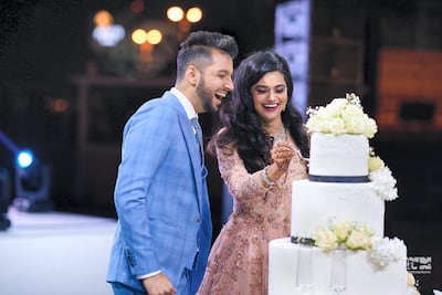 Simran Gandhi and Amrit Shivlani had a vegan wedding in Ajman