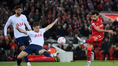 Ben Davies - 8. The Welshman’s flying interception of Salah’s shot was the highlight of a fine effort. He put his body on the line to protect the goal. Getty