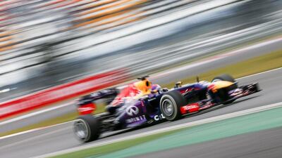 Sebastian Vettel extended his lead over second-place Fernando Alonso to 77 points on Sunday. Diego Azubel / EPA