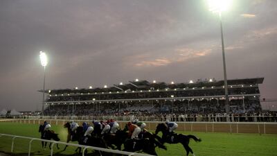 The iconic Meydan grandstand. Julian Herbert / Allsport