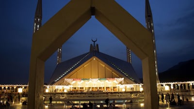 Turkish architect Vedat Dalokay, who died in 1991, said his design for the grand mosque came from the Holy Kaaba in Makkah, Saudi Arabia. EPA