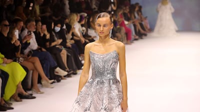 For autumn/winter 2022, Michael Cinco offered a mostly ready-to-wear collection.