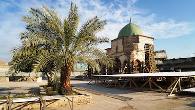 Al Nuri mosque, in Iraq's Mosul, is being reconstructed as part of a $50 million rehabilitation project. Getty Images