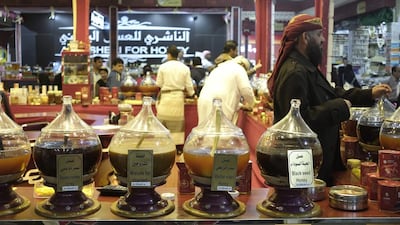 No matter what ails you, traders at Yemeni Honey World in Dubai will be able to advise you on what honey will best help you to make light of the problem. Antonie Robertson / The National