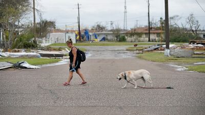 Residents face the task of rebuilding homes and lives after Hurrican Harvey. Darren Bate / EPA