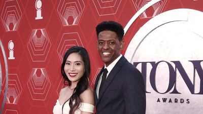 Eureka Nakano Grimes and Jared Grimes. AFP