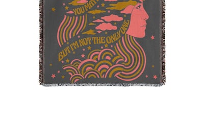 John Lennon 'Dreamer' blanket, Dh330.