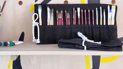 Stocking filler: Pencil roll, Dh45, Tashkeel.