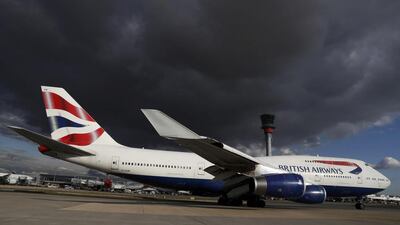 A British Airways aircraft at Heathrow Airport. The German carrier expects the UK aviation sector to get a tough ride from EU governmentsover the decision to leave the bloc. Stefan Wermuth / Reuters