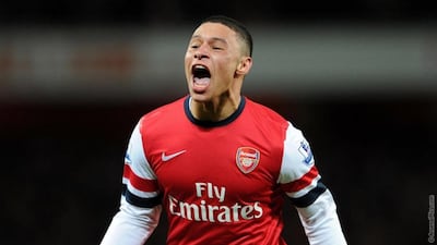 Arsenal's Alex Oxlade-Chamberlain has his work cut out to get on the pitch this season as he jostles for a starting spot alongside the likes of Santi Cazorla, Jack Wilshere, Mikel Arteta, Aaron Ramsey and Mathieu Flamini. Agency