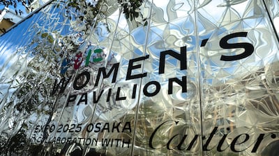 The pavilion reflects the hope for a brighter future in which all individuals, regardless of gender, have the opportunity to reach their dreams. Victor Besa / The National