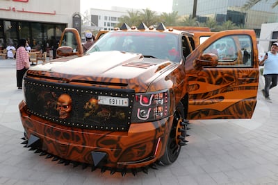 Modified vehicles were also on display at the Kandura Rally. Pawan Singh / The National