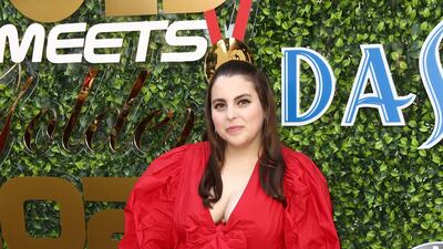 Beanie Feldstein attends the 7th Annual Gold Meets Golden event at Virginia Robinson Gardens and Estate in Los Angeles on January 4, 2020. AFP