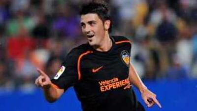 Valencia's David Villa is on a goalscoring streak.