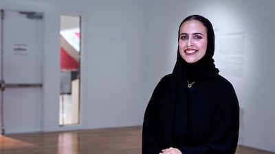Emirati artist Sarah Al Mehairi. Victor Besa / The National