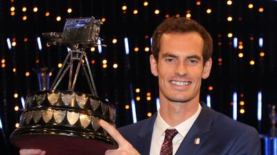 Andy Murray after winning the 2015 BBC Sports Personality of the Year. PA