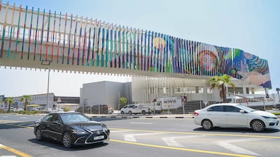 A bridge for pedestrians and cyclists is among recently completed infrastructure projects in Dubai's Al Quoz Creative District. Photo: Dubai Media Office