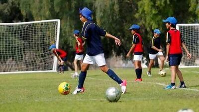 Pupils enjoy the benefits of physical education at Jebel Ali Primary School in Dubai.