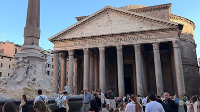 The Pantheon in Rome. Vanessa Ghanem / The National
