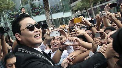 The South Korean rapper Psy says that he is grateful for the freedom to express himself and realises there are limits to what is considered appropriate. Sakchai Lalit / AP Photo