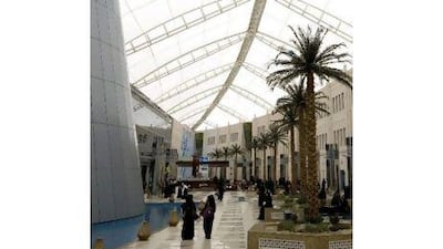 Women attend classes at Zayed University in Abu Dhabi. A reader praises the public efforts of women throughout the Arab world to achieve equality. Jeff Topping / The National