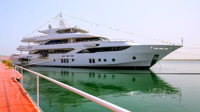 Keeping the three-floor yacht moving requires a crew of 11 plus a captain, not that the owner will notice them from his purpose-built cigar lounge complete with tobacco-leaf ceiling.