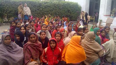 Opposition to girls’ education among village elders has faded since Shazia Kidwai’s campaign began in 2010. Courtesy Shazia Kidwai