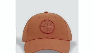 Stone Island cap, Dh495, Boutique 1. Courtesy Boutique 1