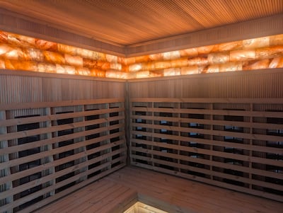 Recovery facilities such as a sauna and cold plunge pools are an important element of Club 15. Hayley Kadrou / The National